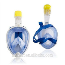 Factory price silicone full face tempered glass diving mask for breathing apparatus